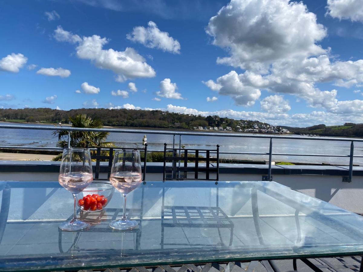 Maison Villa Montmarin Vue Mer Bretagne Nord Vers Roscoff Carantec Morlaix Plouescat Locquenole Avec Son Spa Et Sa Vue Mer Zewnętrze zdjęcie